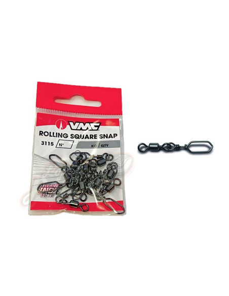 VMC 3115 Rolling Square Snap Nº4 10pcs